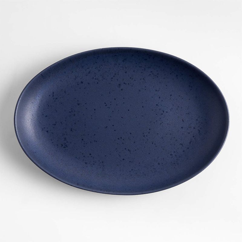 CRATE & BARREL - Plato Mediano Craft Indigo Crate & Barrel