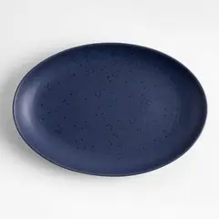 CRATE & BARREL - Plato Mediano Craft Indigo