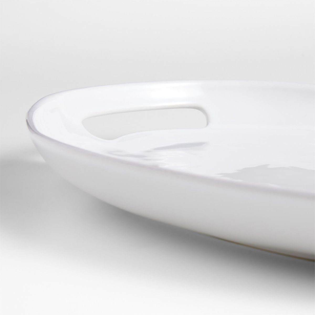 CRATE & BARREL - Plato Para Servir Con Mango Marin Crate & Barrel