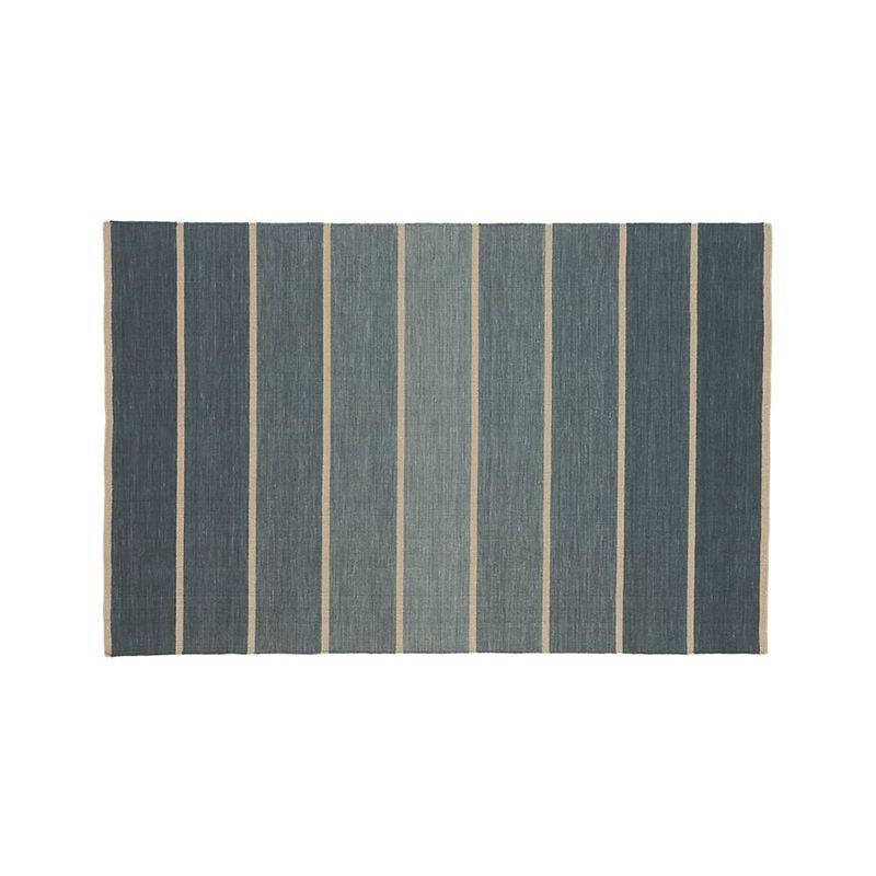 CRATE & BARREL - Alfombra Lana Dhurrie 152 X 244 Cm Crate & Barrel