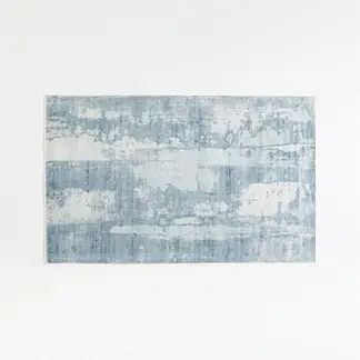 CRATE & BARREL - Alfombra Tottori Azul