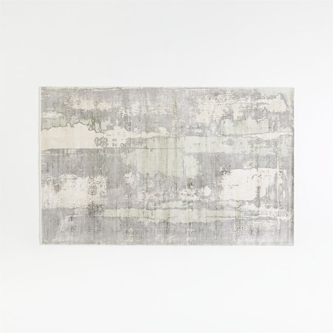 CRATE & BARREL - Alfombra Tottori Gris Crate & Barrel