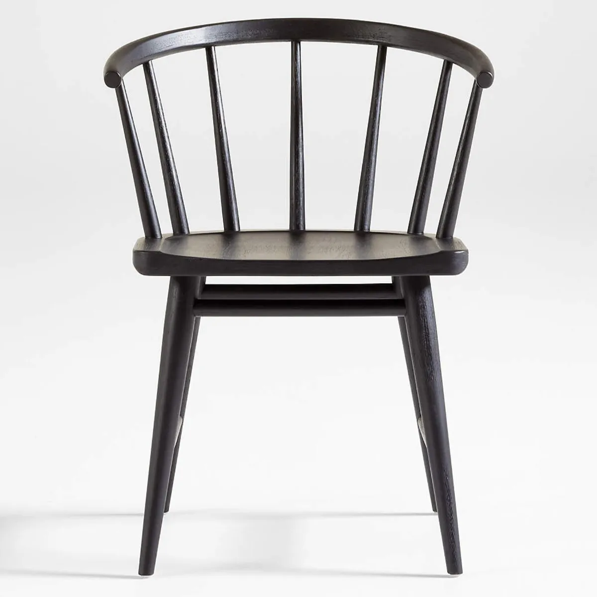 CRATE & BARREL - Silla De Comedor Pali Madera Negra Crate & Barrel