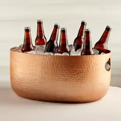 CRATE & BARREL - Cubeta Bebidas Bash Cobre