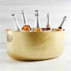 CRATE & BARREL - Cubeta Bebidas Bash Gold