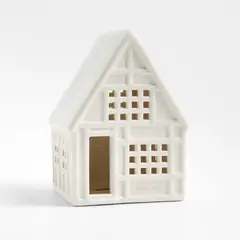 CRATE & BARREL - Taberna Navideña Cerámica 13 Cm