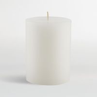 Vela Pilar Blanca Crate&Barrel