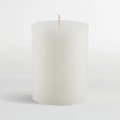 CRATE & BARREL - Vela Pilar Blanca Crate&Barrel