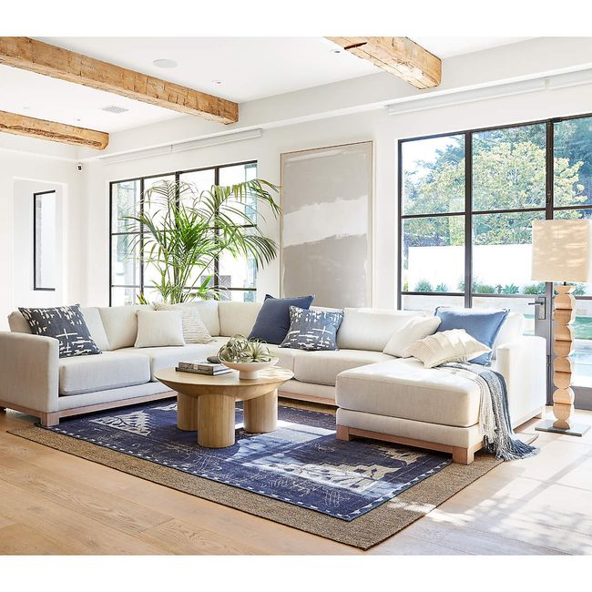 CRATE & BARREL - Alfombra Anice Lana Crate & Barrel