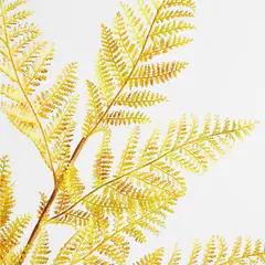 CRATE & BARREL - Tallo Sintético De Helecho Amarillo