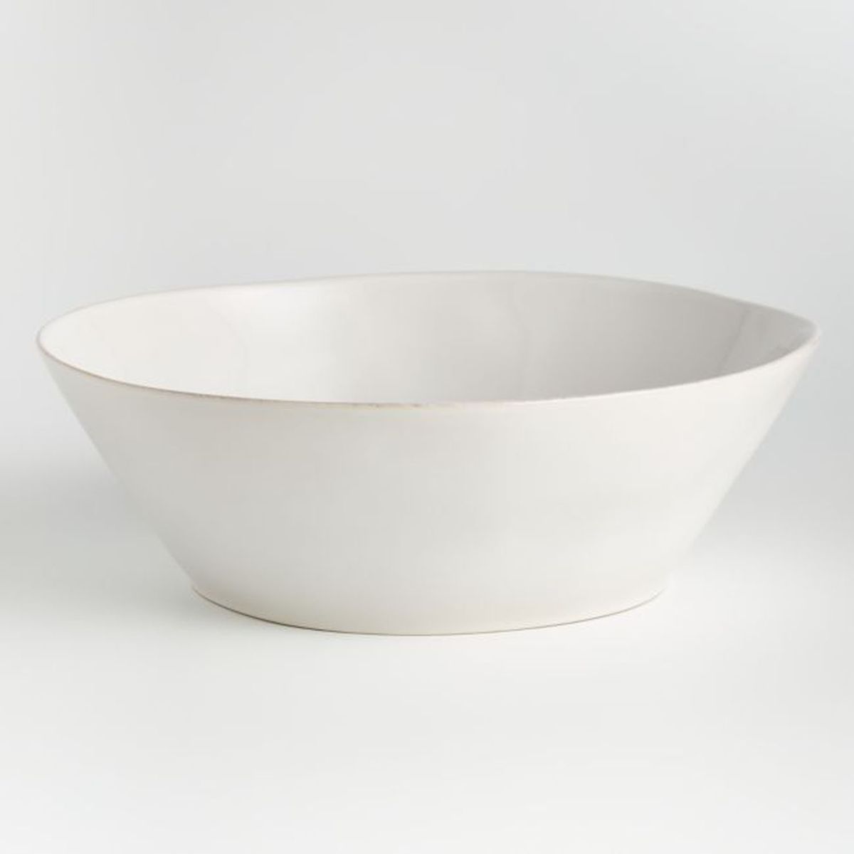 CRATE & BARREL - Bowl de Servir Marin Blanco Grande Crate & Barrel