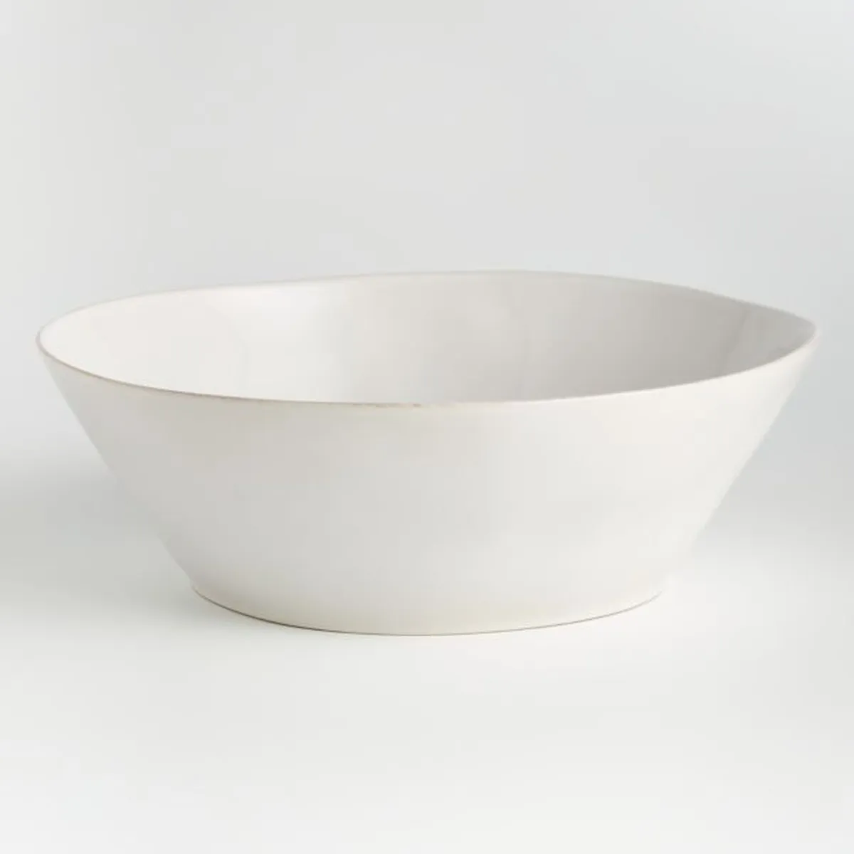 CRATE & BARREL - Bowl de Servir Marin Blanco Grande Crate & Barrel