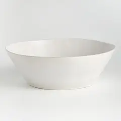CRATE & BARREL - Bowl de Servir Marin Blanco Grande
