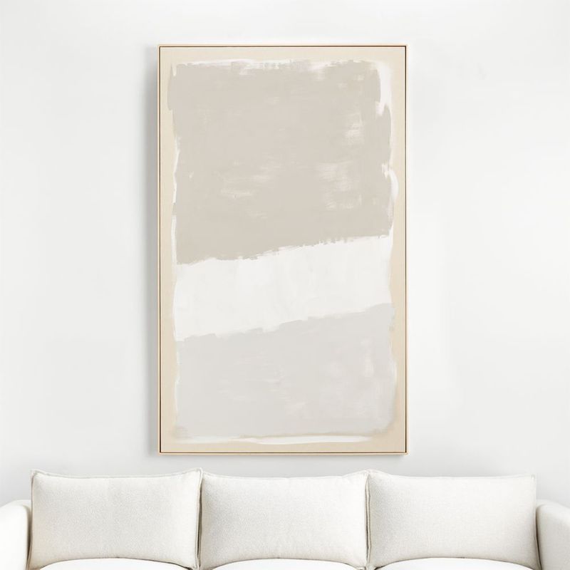 CRATE & BARREL - Cuadro Modern Moment Neutro Crate & Barrel