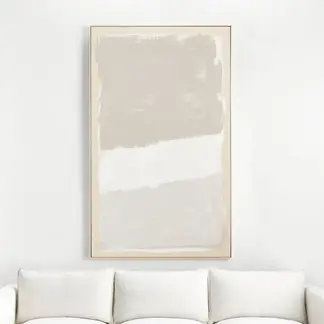 CRATE & BARREL - Cuadro Modern Moment Neutro