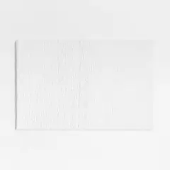 CRATE & BARREL - Piso De Baño Blanco Algodón Orgánico