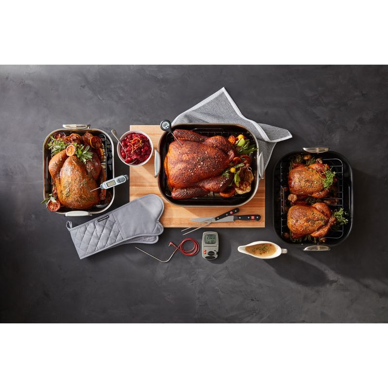 CRATE & BARREL - Asadera con Rack Crate & Barrel