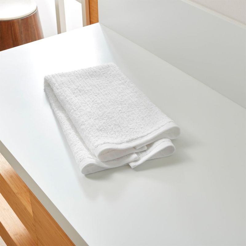 CRATE & BARREL - Toalla De Mano Algodón Ribete 500 G Crate & Barrel