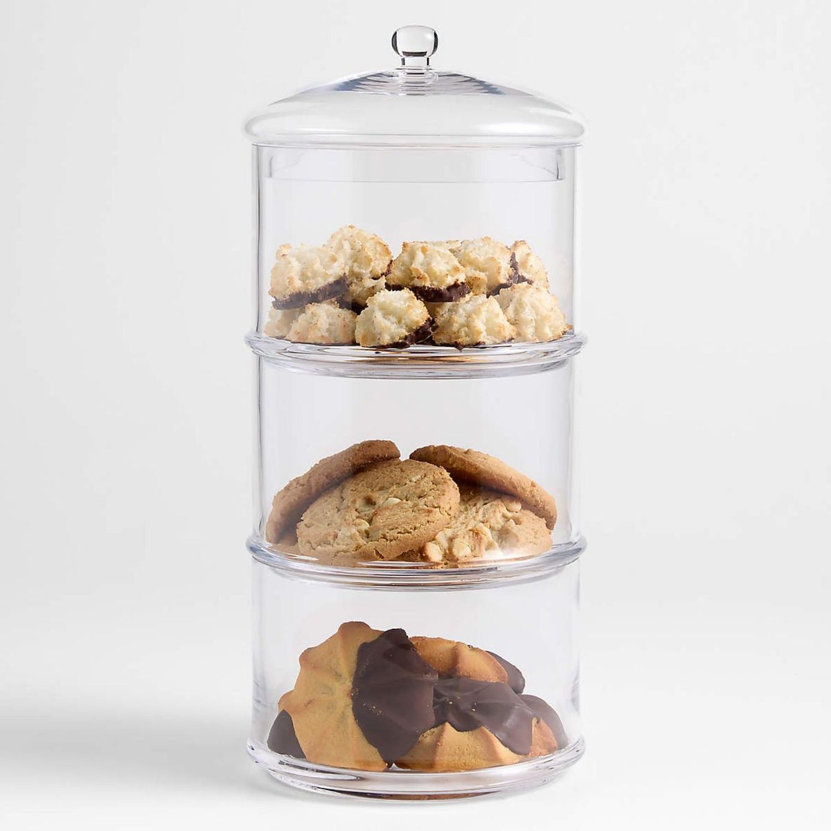 CRATE & BARREL - Galletero 3 Niveles 37Cm Crate & Barrel