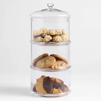 CRATE & BARREL - Galletero 3 Niveles 37Cm