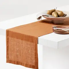 CRATE & BARREL - Camino Mesa Lino Marin Crate&Barrel