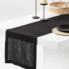 CRATE & BARREL - Camino Mesa Lino Marin Crate&Barrel