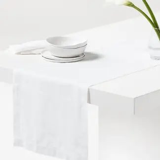 CRATE & BARREL - Camino Mesa Lino Marin Crate&Barrel