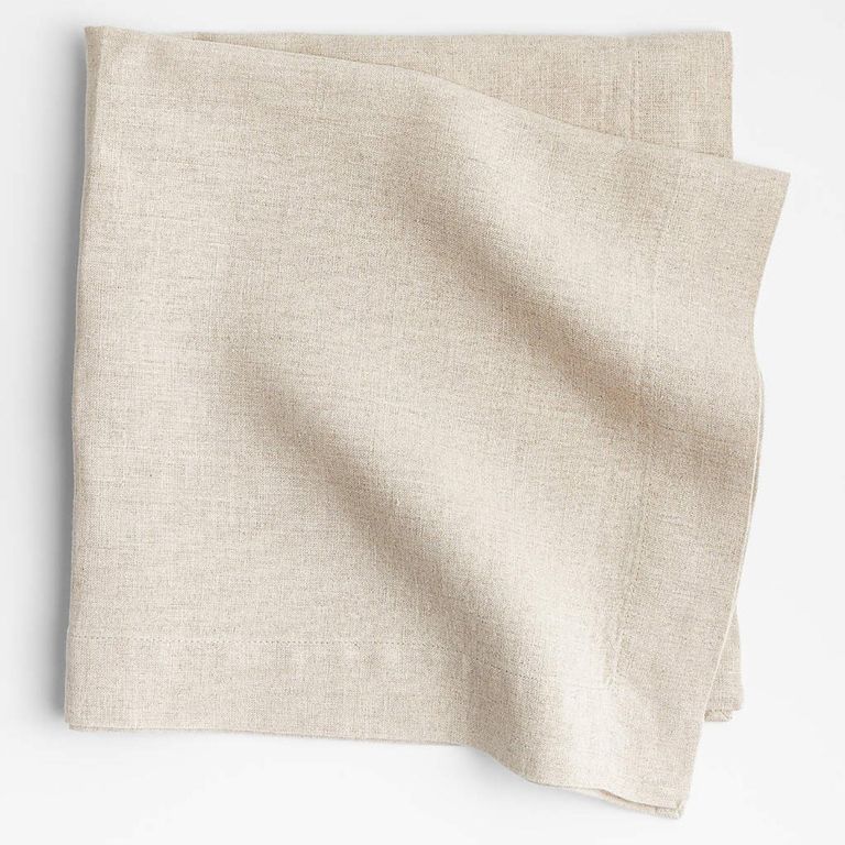 CRATE & BARREL Servilleta De Lino Marin Beige
