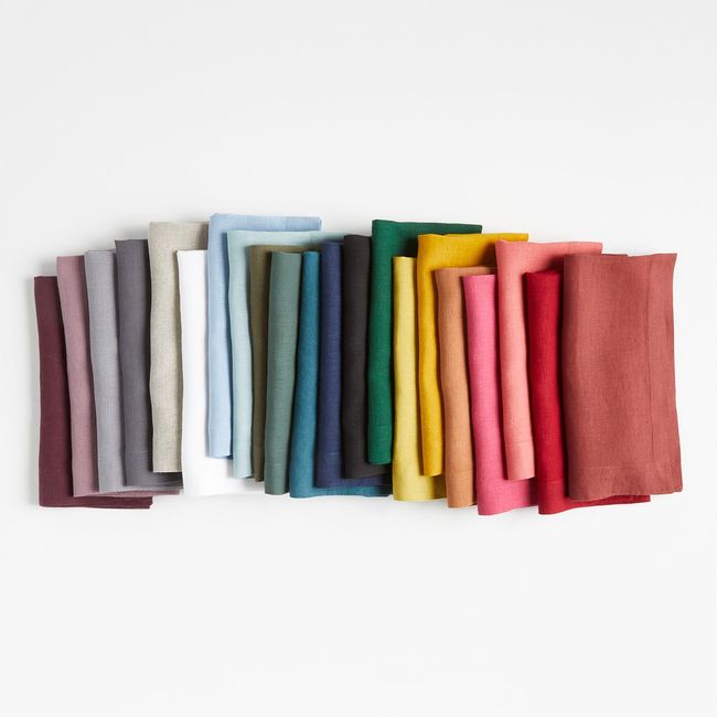 CRATE & BARREL - Servilleta Lino Marin 56X56 Cm Crate&Barrel