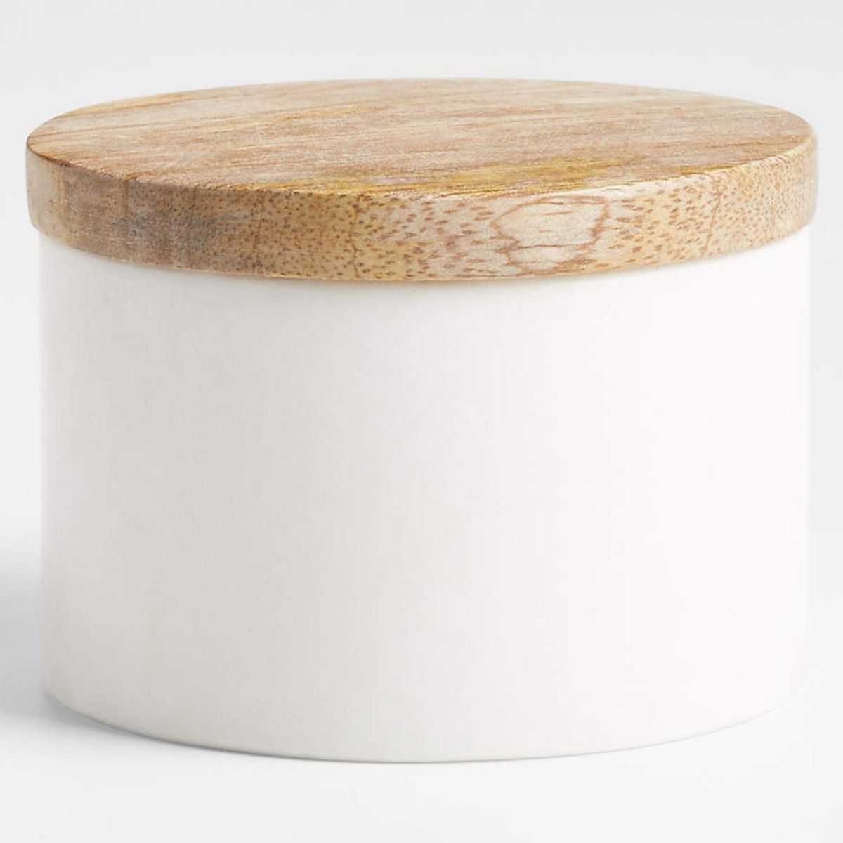 CRATE & BARREL - Salero De Mármol Y Madera Crate & Barrel