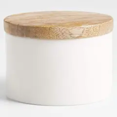 CRATE & BARREL - Salero De Mármol Y Madera