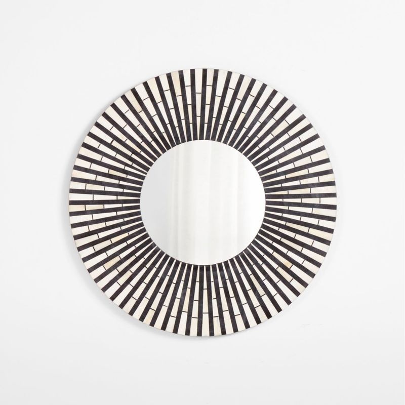 CRATE & BARREL - Espejo De Pared Redondo Cash Crate & Barrel