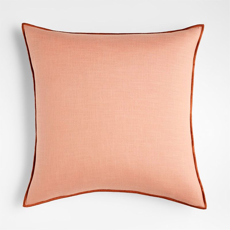 CRATE & BARREL - Funda Cojin Mer Stitch Desierto 58X58 Cm Crate & Barrel