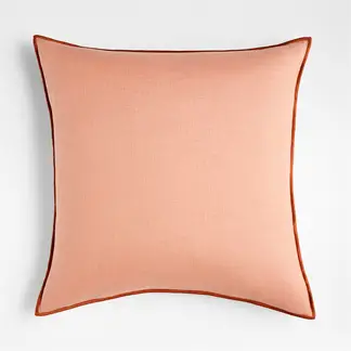 CRATE & BARREL - Funda Cojin Mer Stitch Desierto 58X58 Cm
