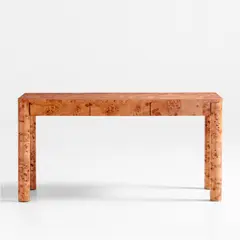 CRATE & BARREL - Escritorio Emerson Mappa Burl