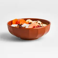 CRATE & BARREL - Bowl Bajo Café Naranjo