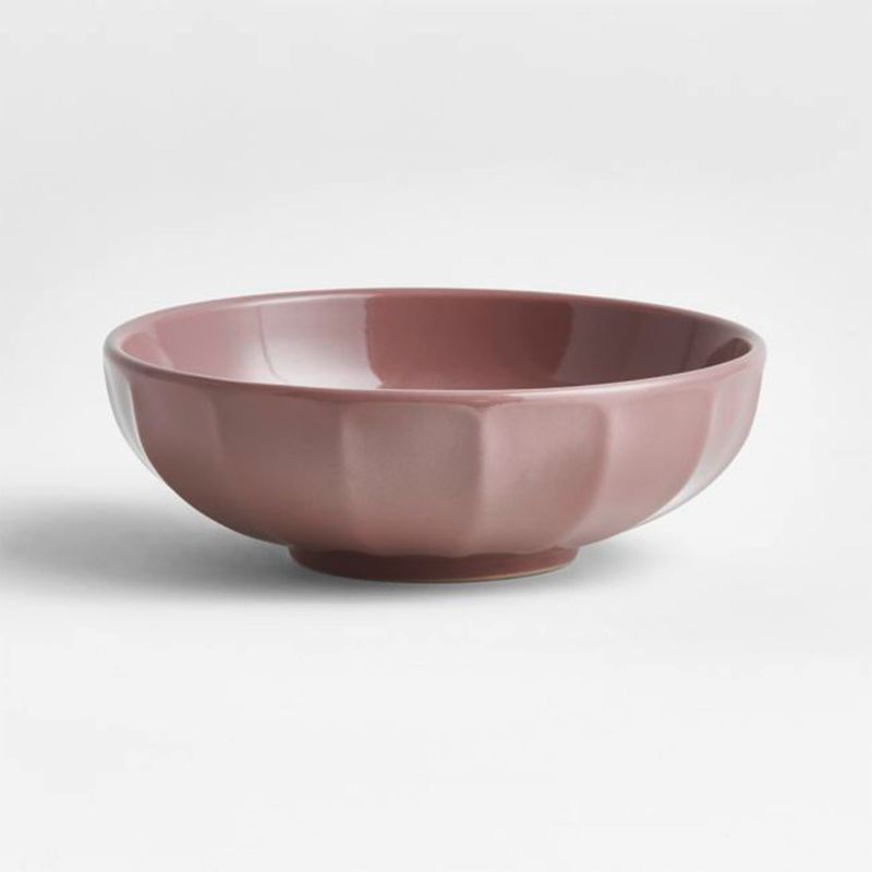 CRATE & BARREL - Bowl Bajo Café Malva Moody Crate & Barrel