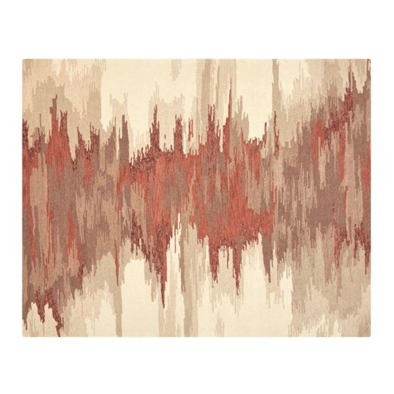 CRATE & BARREL - Alfombra Abstracta Terra Cotta 244 X 305 Cm Crate & Barrel