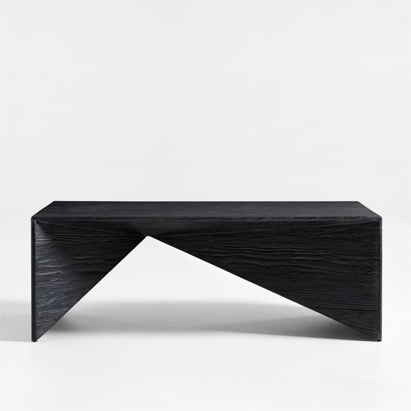 CRATE & BARREL - Mesa de Centro Nord Negra Crate & Barrel