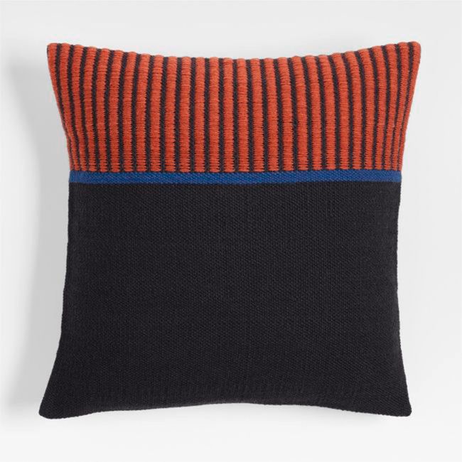 CRATE & BARREL - Funda Cojín Boardwalk 60x60cm Crate & Barrel