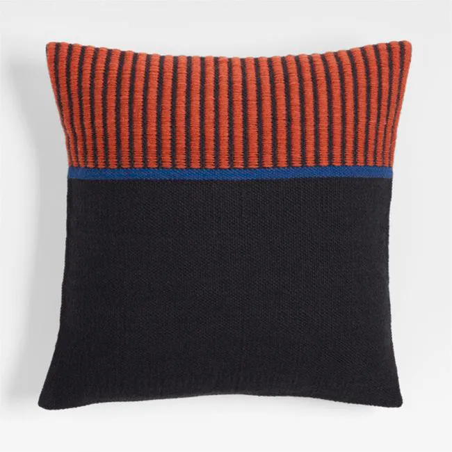 CRATE & BARREL - Funda Cojín Boardwalk 60x60cm Crate & Barrel