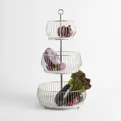 CRATE & BARREL - Frutero Cora 3 Niveles Crate&Barrel
