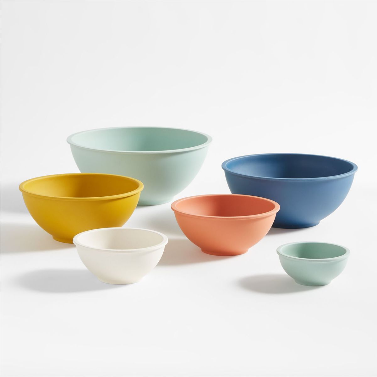 CRATE & BARREL - Set 6 Bowl Bambú Aubin Crate & Barrel