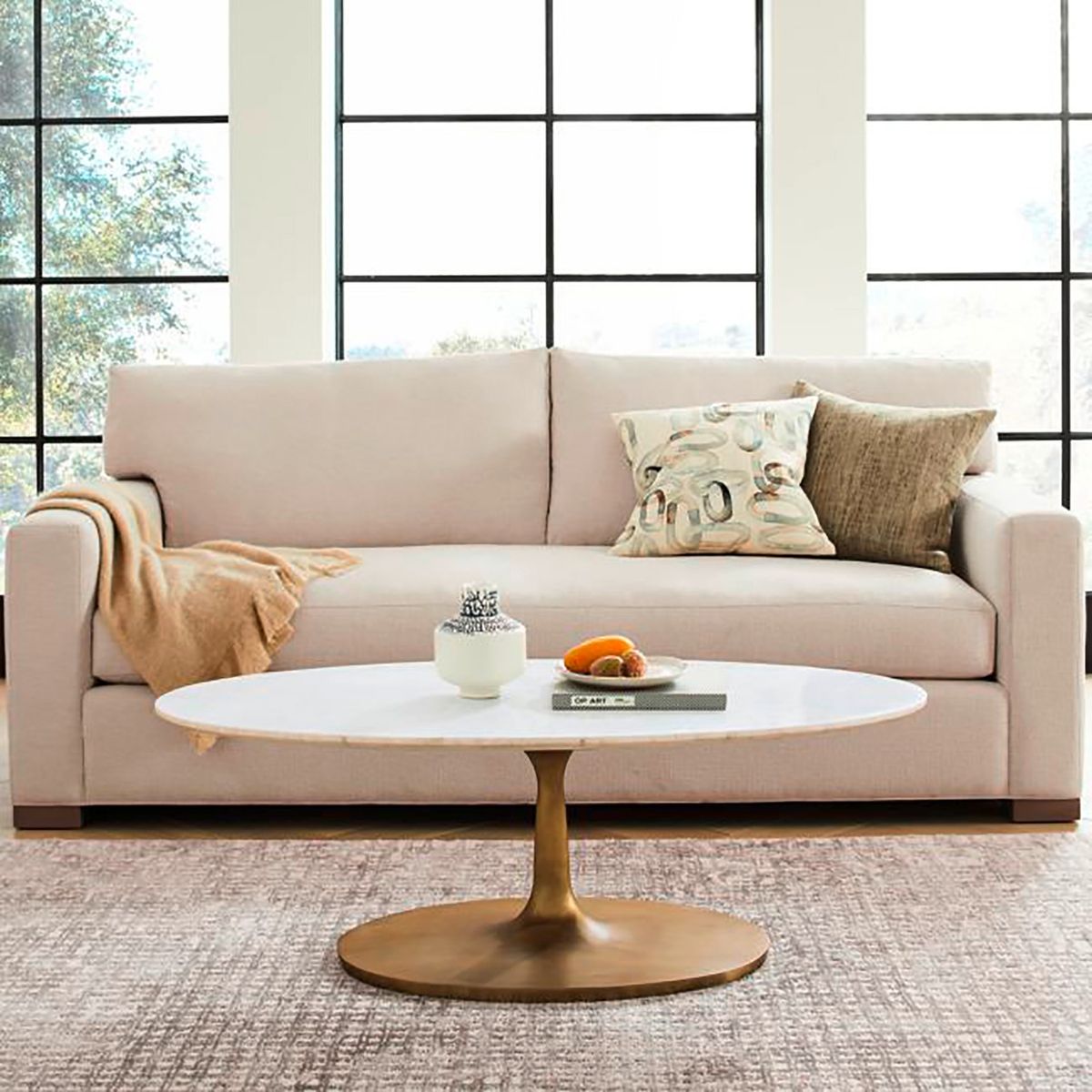 CRATE & BARREL - Sofá Axis Bench Crate & Barrel