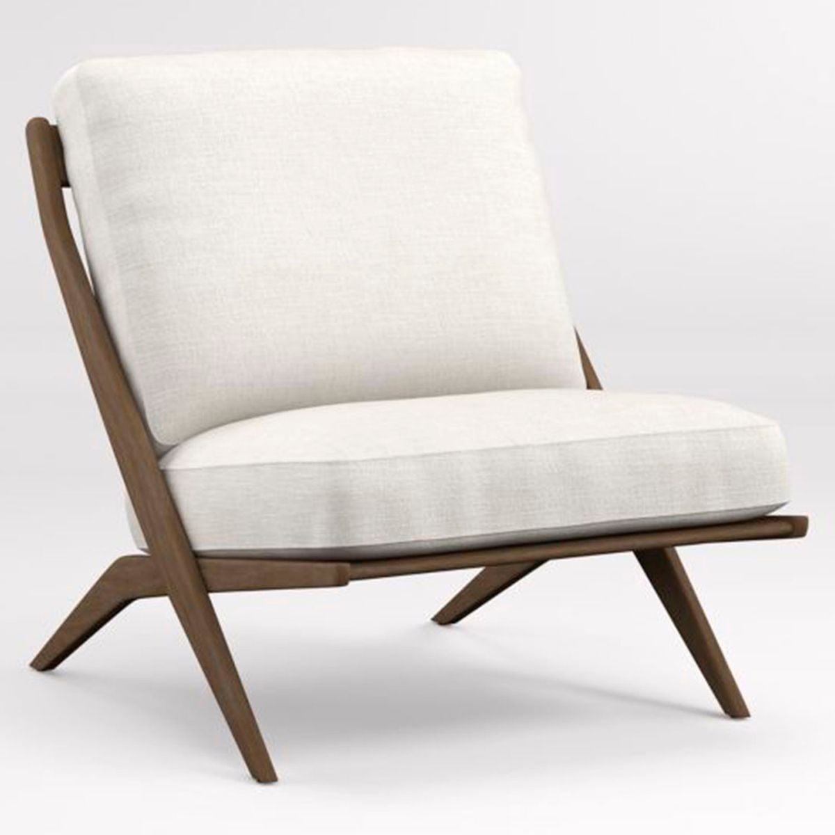 CRATE & BARREL - Silla Pose Gris Crate & Barrel