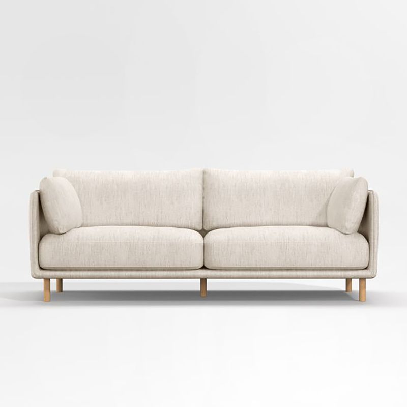 CRATE & BARREL - Sofá 2 Cuerpos Tela Wells Crate & Barrel