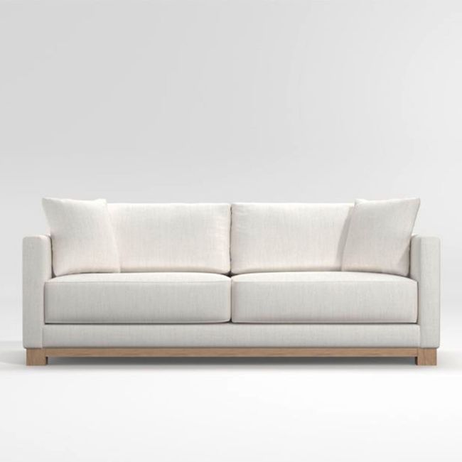 CRATE & BARREL - Sofá Gather Con Madera Crate & Barrel