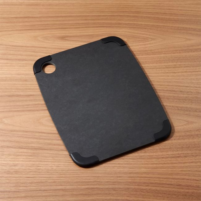 CRATE & BARREL - Tabla Cortar Epicurean Negro bordes Crate & Barrel