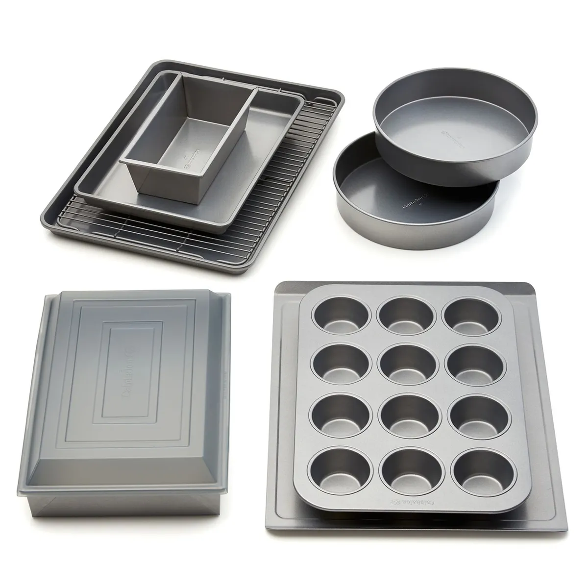 CALPHALON CONTEMPORARY - Set 10 Moldes Antiadherentes Calphalon Contemporary