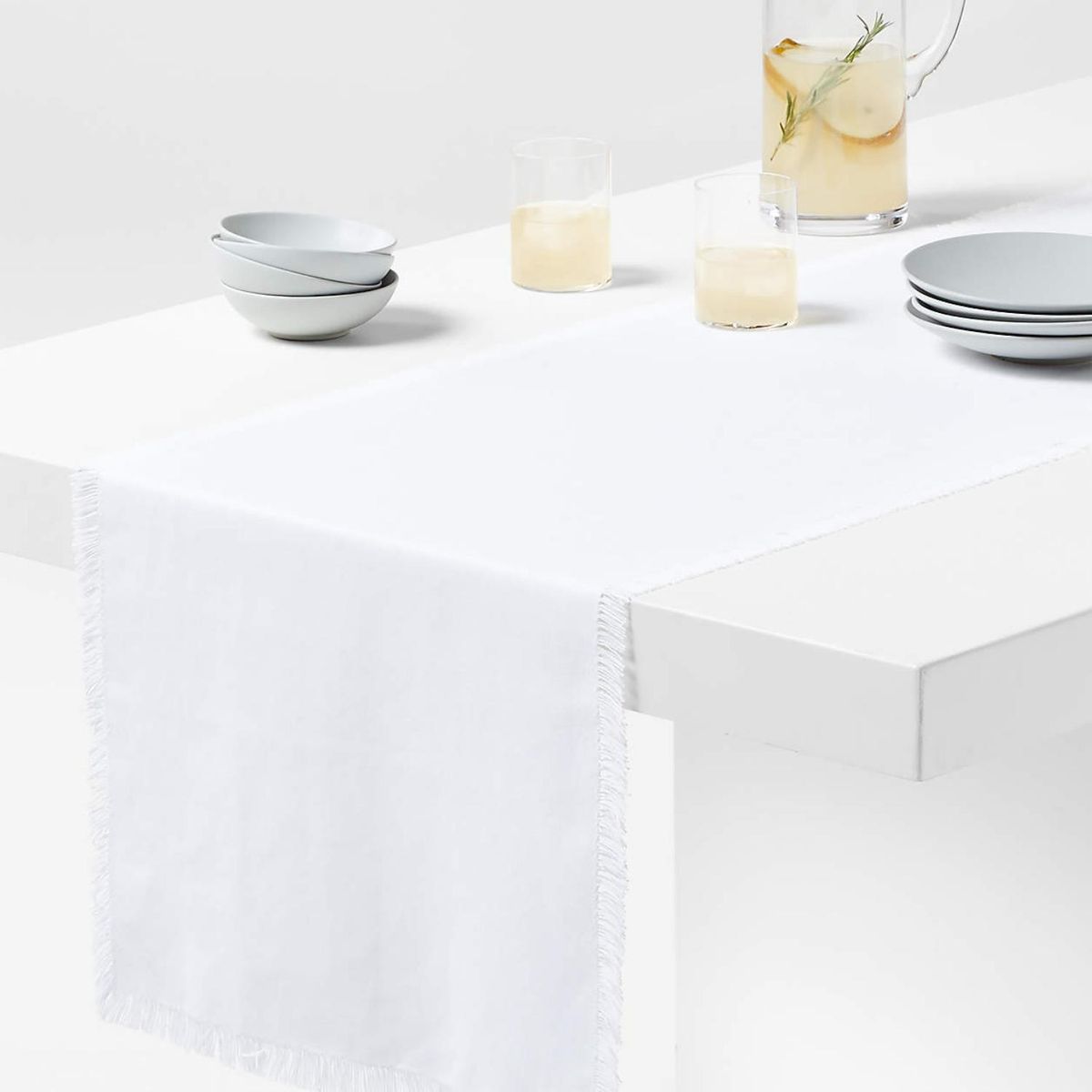CRATE & BARREL - Camino De Mesa Craft Flecos 305Cm Crate & Barrel